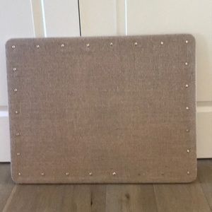 COPY - Burlap covered bulletin board